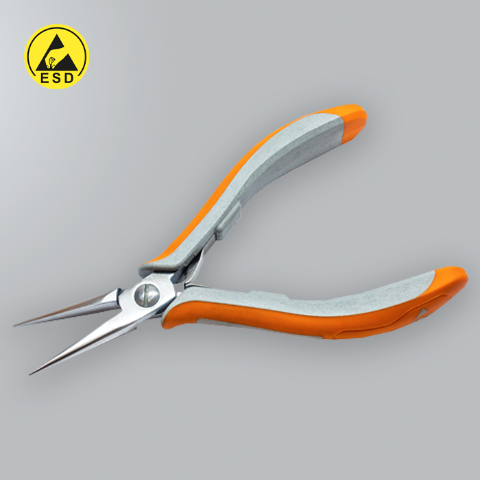 ESD - Smooth Long Snipe Nose Pliers (G-HT-P6) ESD - Smooth Long Snipe Nose Pliers (G-HT-P6)
